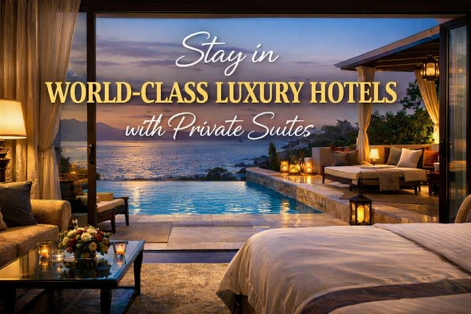 Stay in World-Class Luxury Hotels with Private Suites