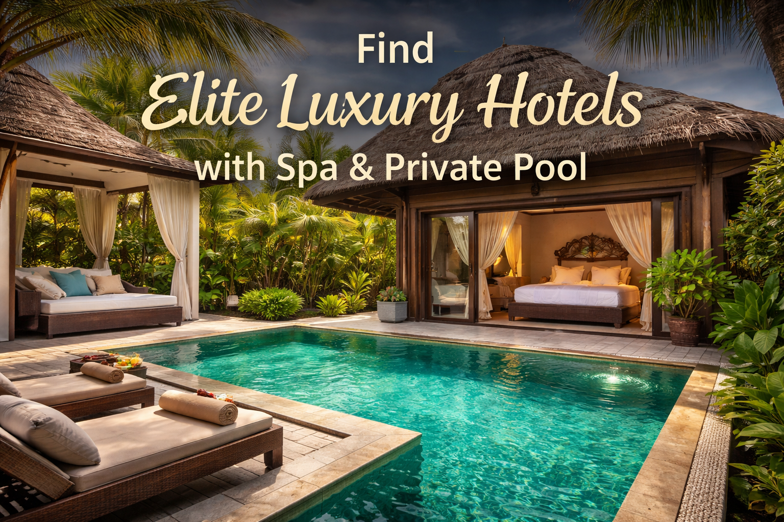 Find Elite Luxury Hotels with Spa & Private Pool